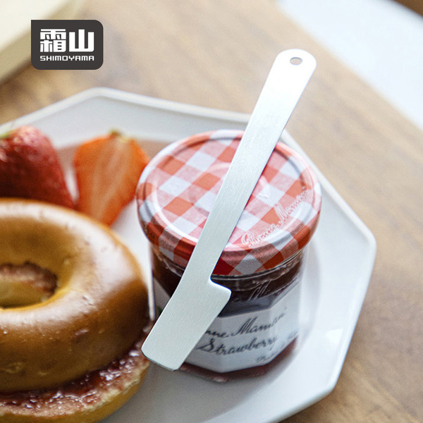 【日本霜山】304不鏽鋼直角抹刀/奶油果醬抹刀
