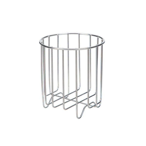 【日本霜山】304不鏽鋼圓形垃圾袋架/桌上迷你垃圾桶
