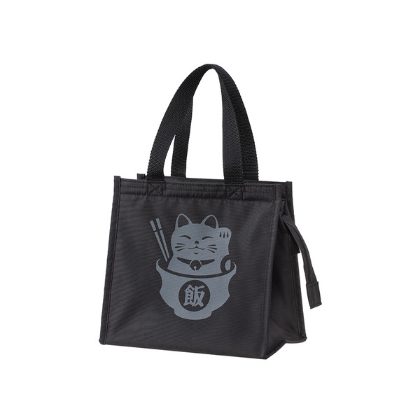 【日本霜山】印花風防潑水保溫保冷手提便當袋