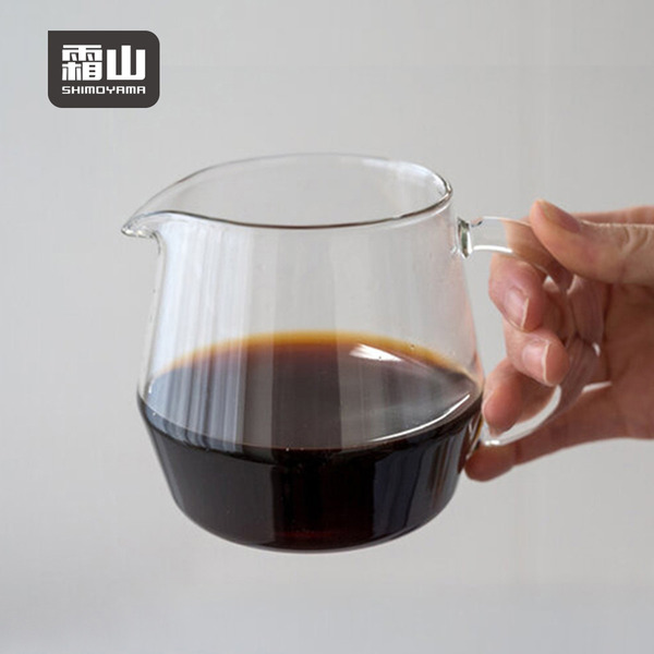 【日本霜山】耐熱玻璃咖啡分享壺-480ml