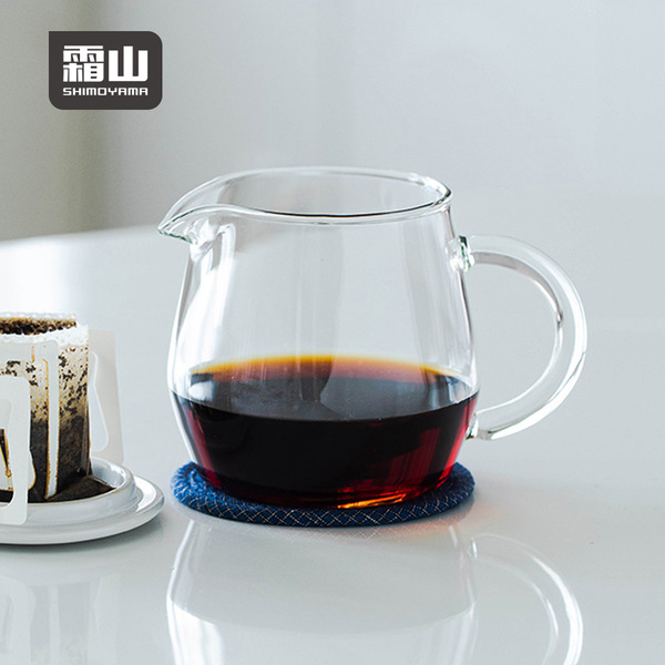 【日本霜山】耐熱玻璃咖啡分享壺-480ml