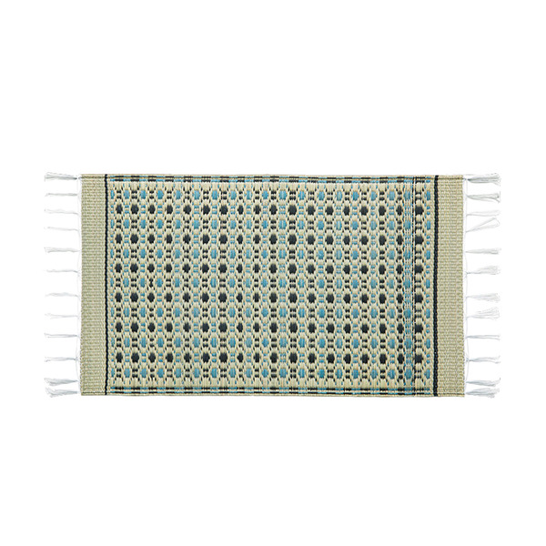 【日本霜山】民俗風藺草編織桌墊/餐墊-L-2入