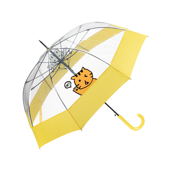 【日本霜山】塗鴉童趣風8骨晴雨兩用長柄傘-多色可選