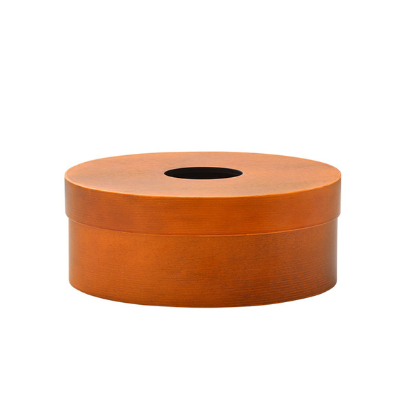 【日本霜山】夏克風天然雲杉木面紙盒/衛生紙盒/紙巾盒