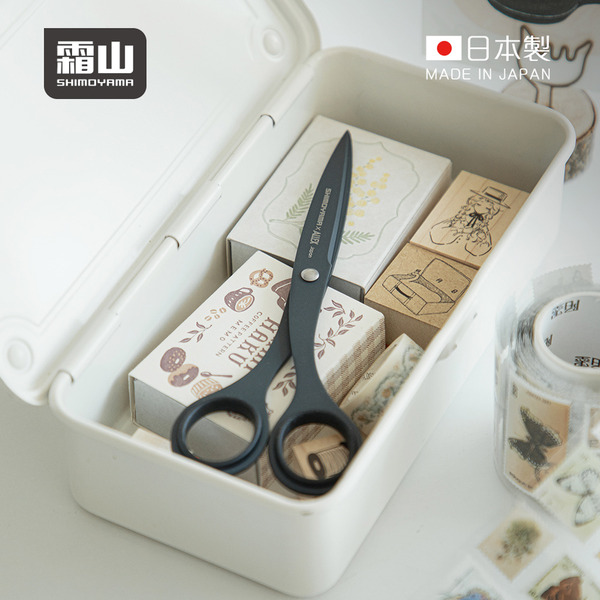 【日本霜山】ALLEX聯名日本製不沾膠剪刀-165mm