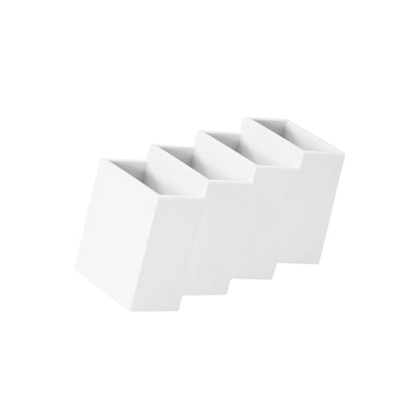 【日本霜山】斜取式階梯造型遙控器收納盒-3入-多色可選