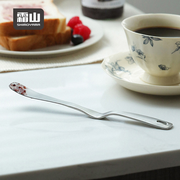 【日本霜山】304不鏽鋼不沾桌果醬抹刀/包餡勺