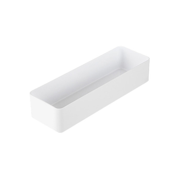 【日本霜山】PET抽屜分隔/鏡櫃用可層疊收納盒(加深款)-L-3入