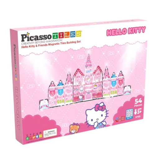 Picassotiles 三麗鷗系列Hello Kitty彩繪磁力片 54PCS
