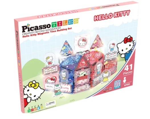 Picassotiles 三麗鷗系列Hello Kitty彩繪磁力片 41PCS