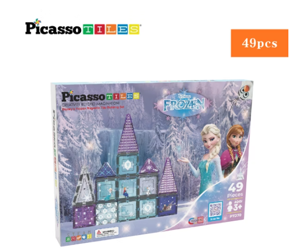 Picassotiles Disney系列 冰雪奇緣 彩繪磁力片 49PCS