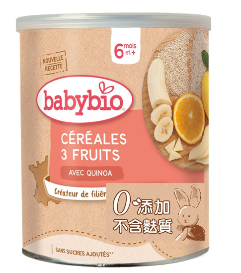 【法國BABYBIO】生機寶寶米精-水果 寶寶米精 水果米精 6M+