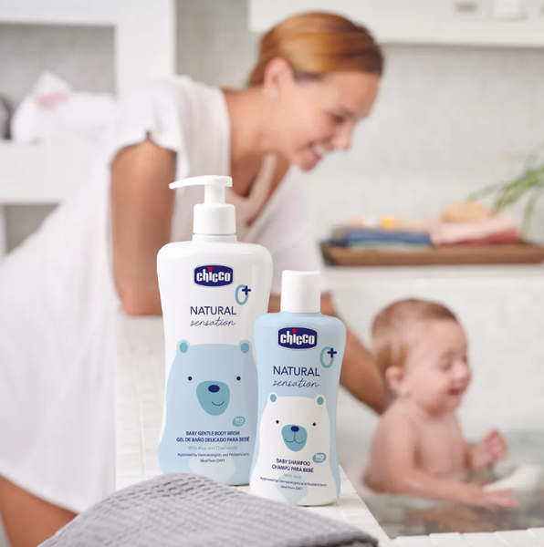 chicco 原生脂嬰兒柔緻泡泡浴露 溫和不流淚配方 200ml/500ml