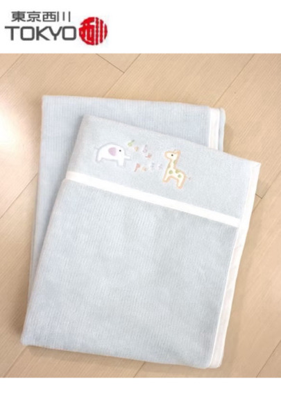 東京西川-長頸鹿棉毯(日本製)85x115cm