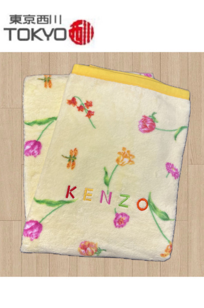 東京西川-KENZO小花棉毯