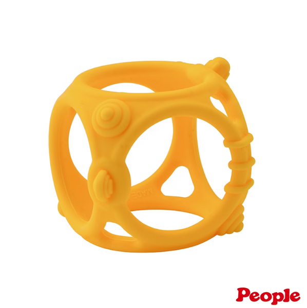 People-咬舔洞洞球玩具(寶寶觀察系列/軟矽膠/可水洗~)(3個月以上~)
