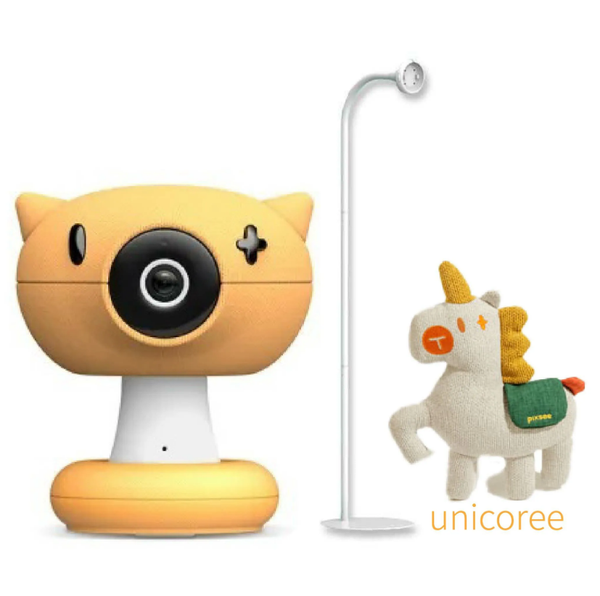 Pixsee Play AI智慧寶寶攝影機 嬰兒監視器(附64G記憶卡)【送五合一支架+AI智能布偶X1】