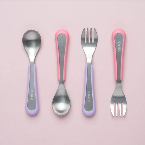 VIIDA Soufflé 抗菌不鏽鋼叉匙組(L)