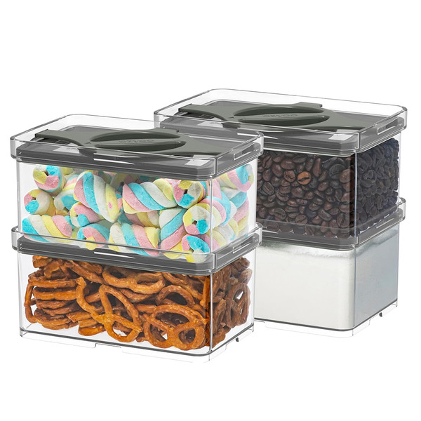 bzyoo Prestoor 轉轉可堆疊保鮮密封罐(單入)_雲霧白