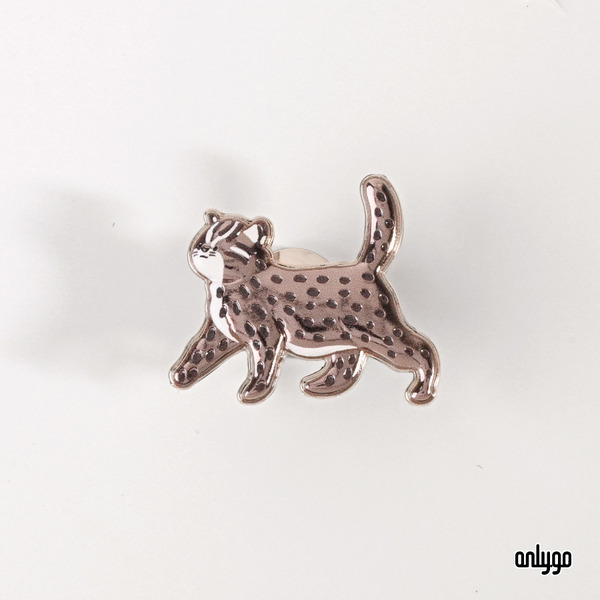 台灣原生動物徽章（石虎）