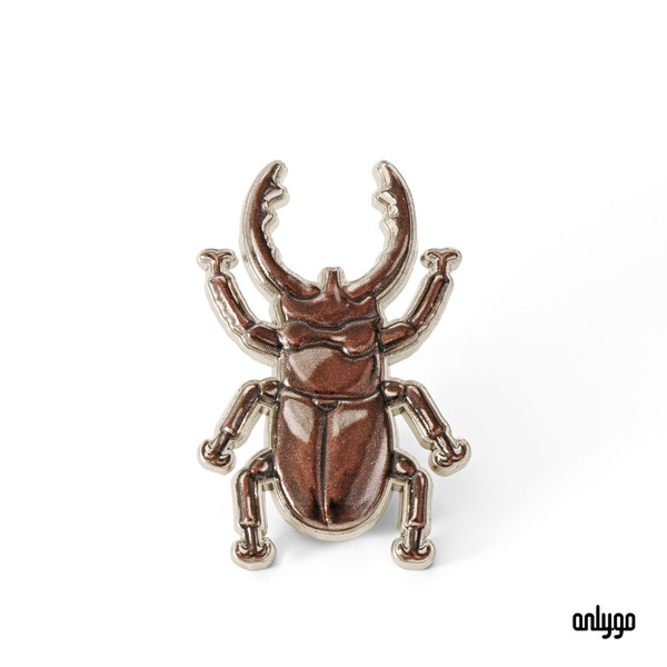 台灣原生動物徽章（台灣深山鍬形蟲）