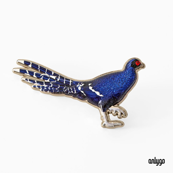 台灣原生動物徽章（台灣長尾帝雉）