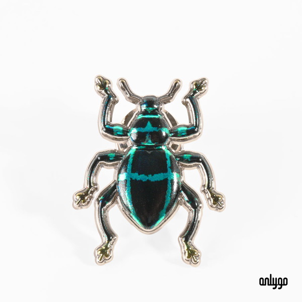 台灣原生動物徽章（綠島象鼻蟲）