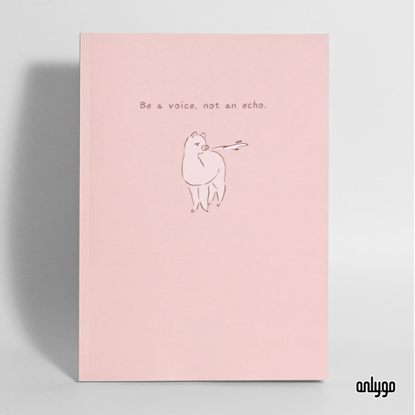 動物筆記本｜羊駝 Be a voice, not an echo.