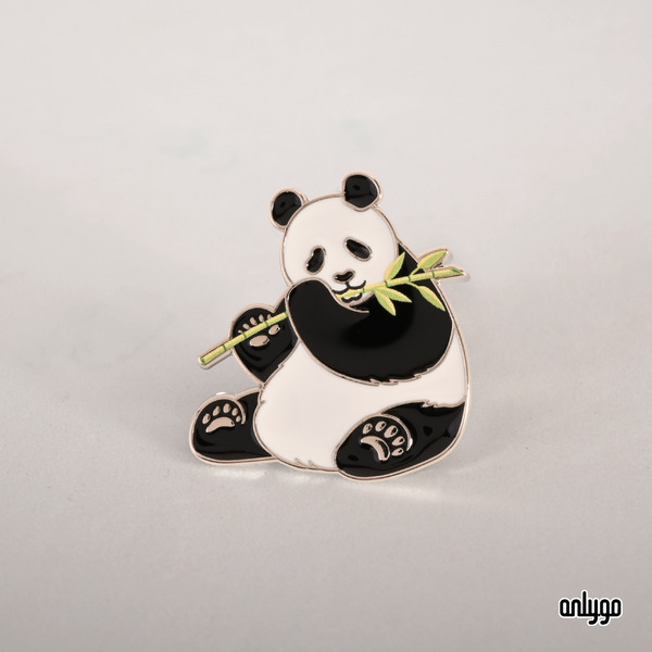 世界動物圖鑑徽章（大貓熊）