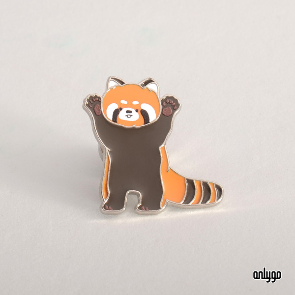 世界動物圖鑑徽章（小貓熊）