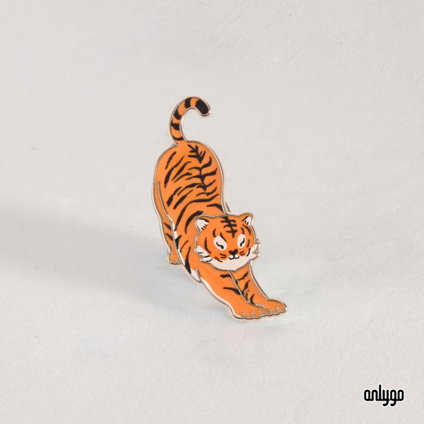 世界動物圖鑑徽章（孟加拉虎）