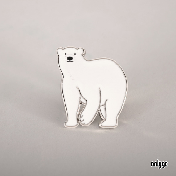 世界動物圖鑑徽章（北極熊）