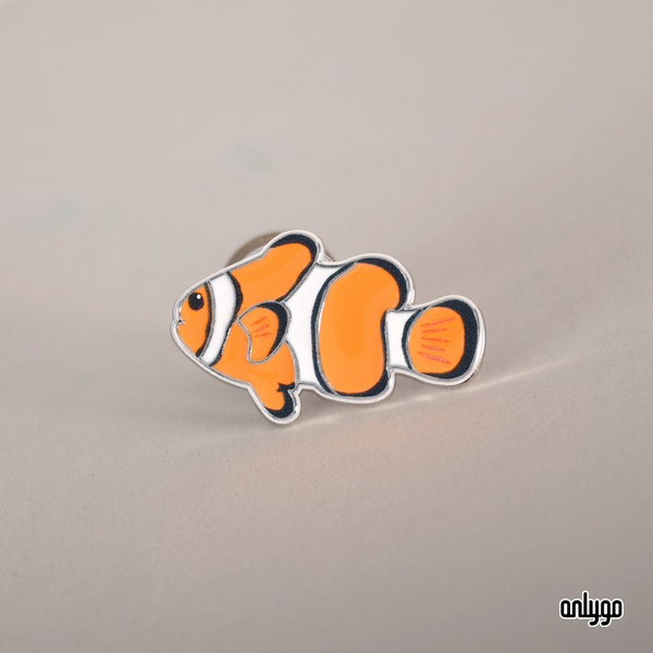 缺貨中｜世界動物圖鑑徽章（小丑魚）