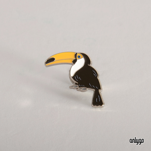 世界動物圖鑑徽章（托哥巨嘴鳥）