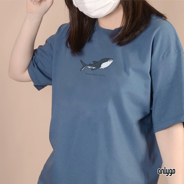 瀕危動物 T 恤（鯨鯊）