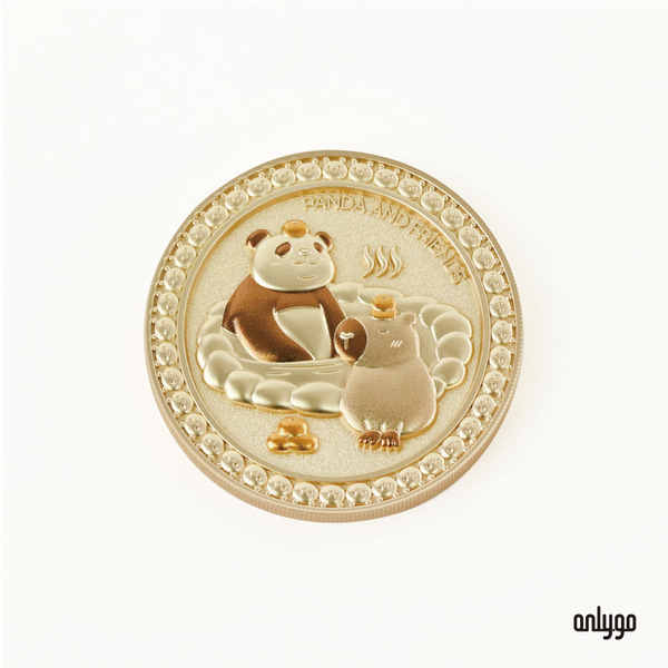 貓熊與朋友系列紀念幣（水豚款）