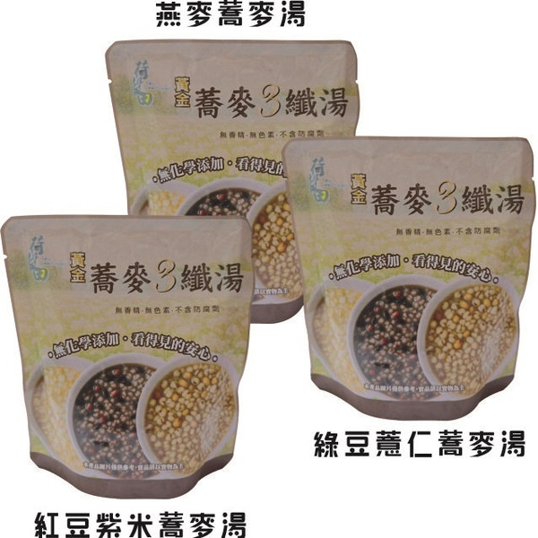 荷穀田 黃金蕎麥三纖湯 口味任選 30包/箱