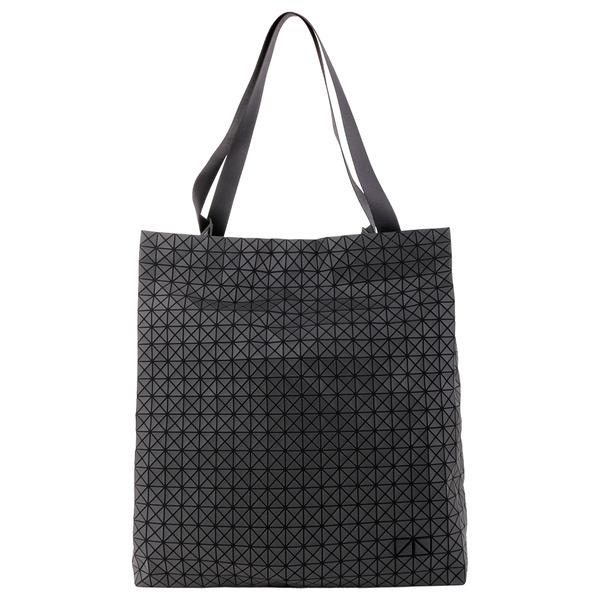 BAOBAO- 夜空幾何細方格直式手提托特包(霧黑)