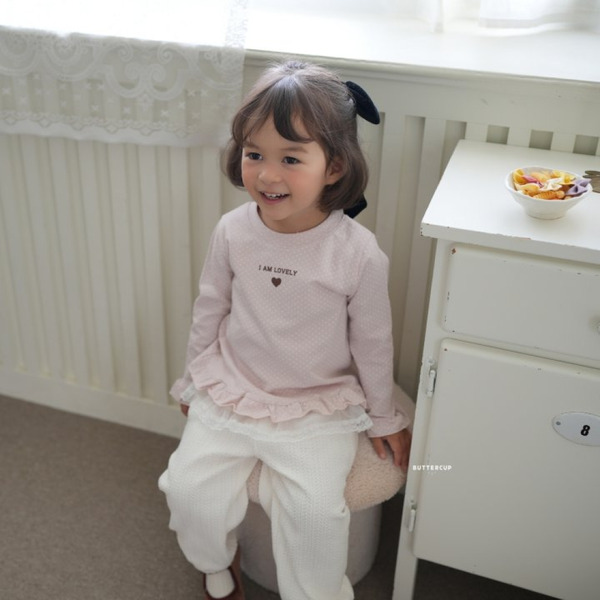 ✦現貨✦ Buttercup｜小圓點荷葉邊上衣