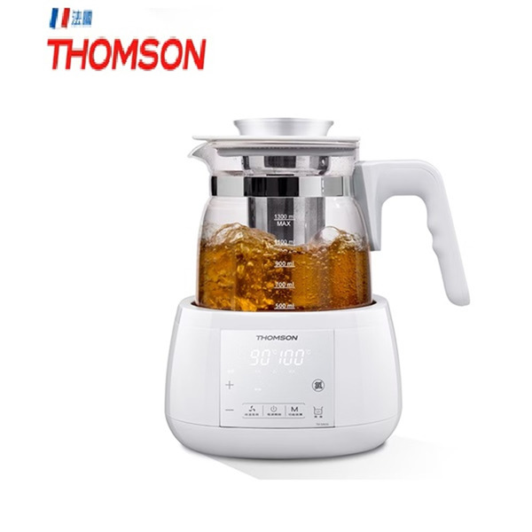 湯姆盛-1.3L智能溫控玻璃養生壺TM-SAK35