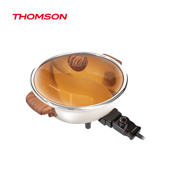 湯姆盛-5L麥飯石不沾鴛鴦火鍋TM-SAK51