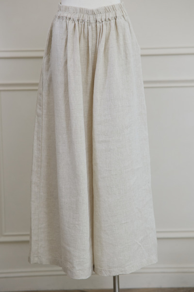 文青風格亞麻褲