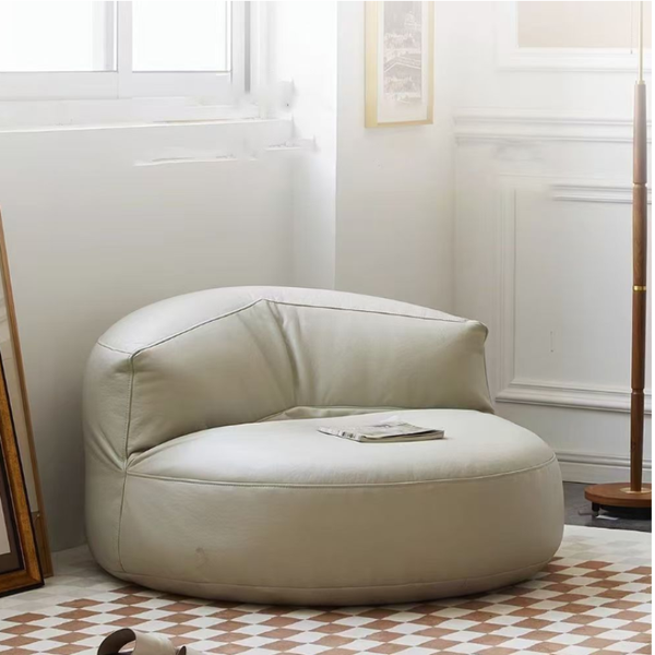 貓抓皮半月懶人沙發