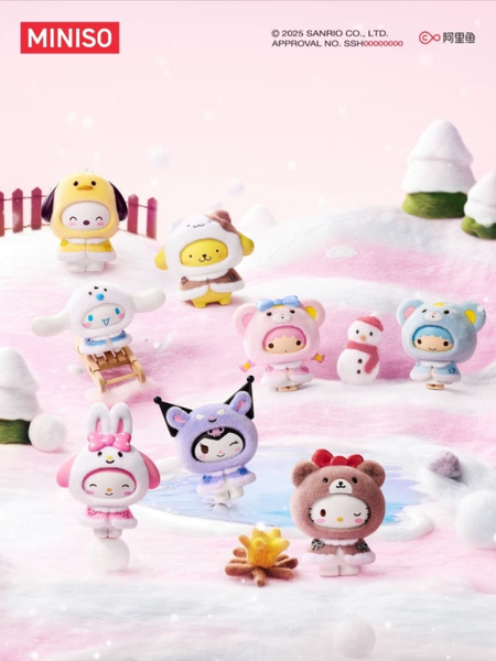 MINISO 三麗鷗小斗篷系列植絨轉臉盲盒
