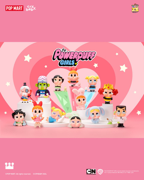 POPMART CRYBABY 飛天小女警聯名系列-公仔盲盒