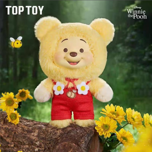 TOPTOY 小熊維尼 糖果熊系列-搪膠毛絨掛件盲盒