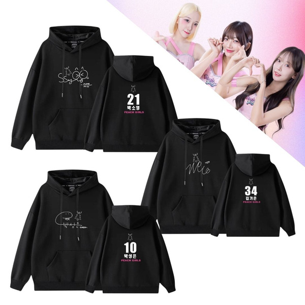 三仙桃簽名帽T_冬季刷毛款