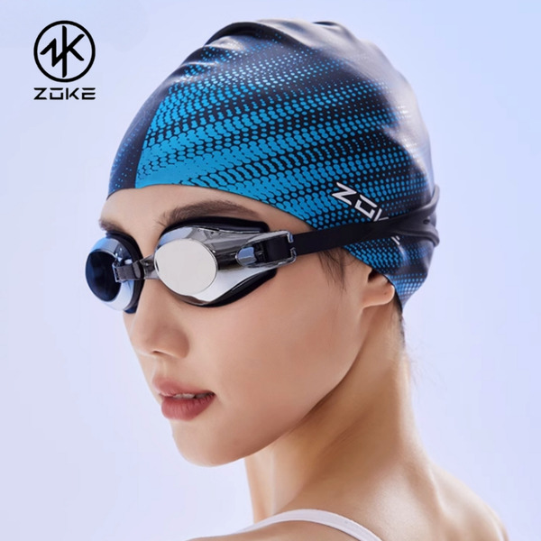 ZOKE【基本色彩】成人/青少年 休閒運動鏡面防霧泳鏡 !台灣現貨!