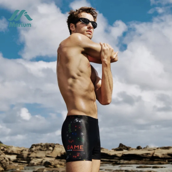MARIUM【GAME START】成人/青少年 休閒運動四角泳褲 MAR-23150