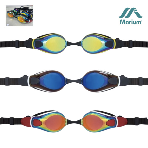 MARIUM【MAR-9506】成人/青少年 休閒運動鏡面泳鏡 電鍍泳鏡